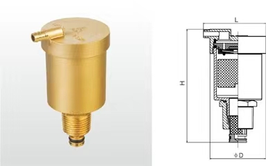 来宾B725X-16T黄铜自动排气阀