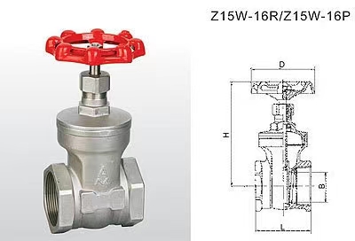 来宾Z15W-16P不锈钢闸阀